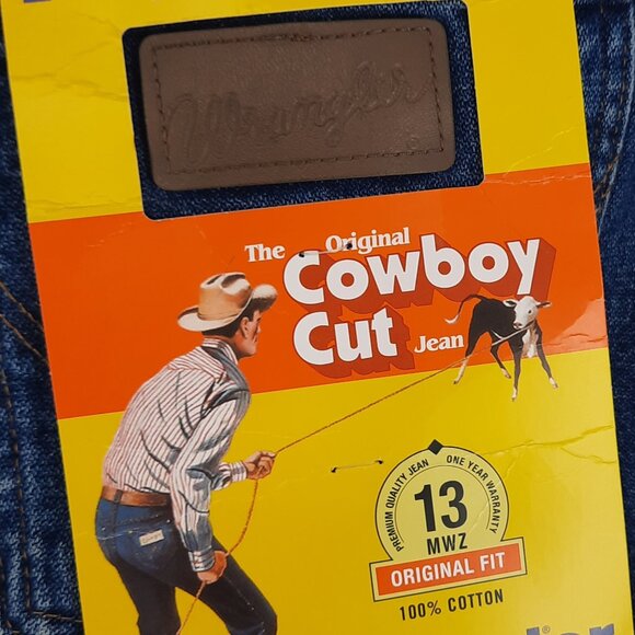 NEW Wrangler Pro Rodeo Cowboy Cut Jeans Men's 44X30 Ranch Bull Rider Competition - Picture 5 of 6